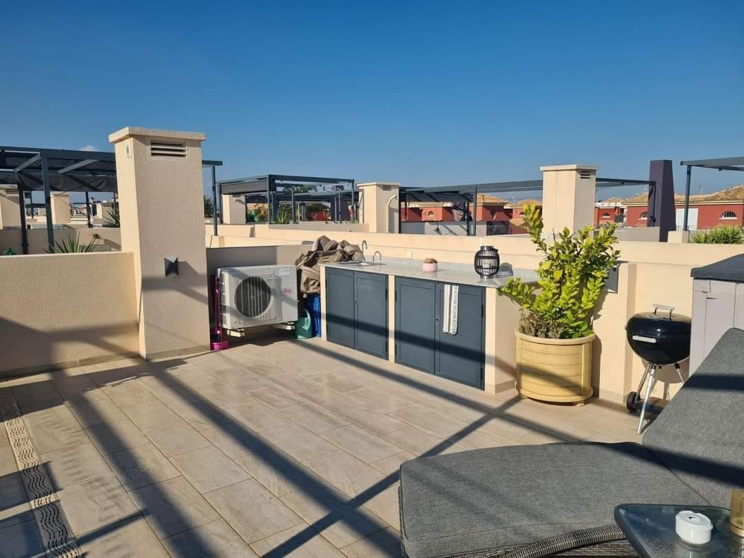 Higuericas Costa 222 Haerlig Takterrass Med Havsutsikt - Pool Och 250M Till Stranden Torre de la Horadada Esterno foto