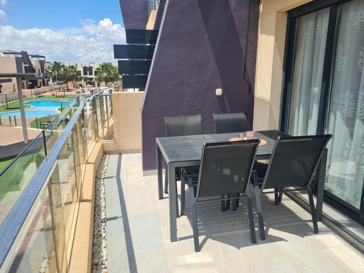 Higuericas Costa 222 Haerlig Takterrass Med Havsutsikt - Pool Och 250M Till Stranden Torre de la Horadada Esterno foto